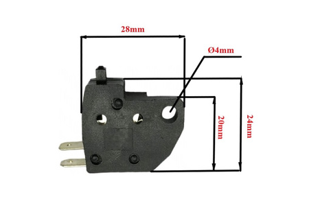 Włącznik światła stop power force płaski lewy kymco honda gy6150027