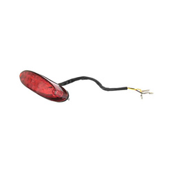 Lampa tylna rsp 2.0 led light 1,1/0,2 (tylne + stop) z homologacją kolor czerwony