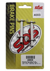 WIESZAKI (TRZPIENIE) KLOCKÓW HAMULCOWYCH PRZÓD / TYŁ KAWASAKI KTM / HUSQVARNA - ZESTAW 2 SZTUKI