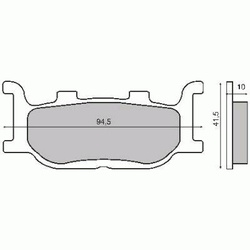 Klocki Hamulcowe Majesty 250 96-99