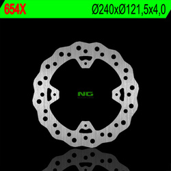 Tarcza hamulcowa tył honda cr 125/250 '02-07, crf 250/450r '04-'21 (240x121,5x4)  wave