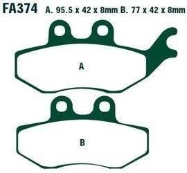 KLOCKI HAMULCOWE EBC SFA374