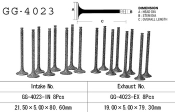 ZAWÓR SSĄCY KAWASAKI GPX 600 R '89-99, GPZ 600R '85-90, ZL 600 '86-97' (OEM: 12004-1064,12004-1075) (1SZT.) (MADE IN JAPAN)