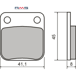 Klocki Hamulcowe Dealim Honda Kawasaki