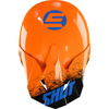 Kask enduro junior dziecięcy Shot Furious Roll Kid pomarańczowy/niebieski/czarny połysk