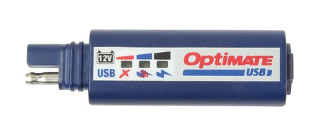 Ładowarka usb ze złączem sae oraz wskaźnikiem naładowania akumulatora (5v 2400ma) (el)