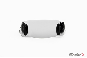 Regulowany Deflektor Puig Touring 27,7x10 Cm (Clip-On) Do Benelli Trk 502 Przezroczysty