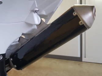 Promx naklejki ochronne końcówki wydechu + lampa przód husqvarna te 250/300 2020- (na zamówienie - patrz opitowaru)