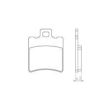 Klocki hamulcowe kh193 spiek metaliczny (złote) (ft 4010)
