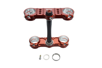 PÓŁKI ZAWIESZENIA PRZEDNIEGO ROCS PRO TRIPLE CLAMPS BETA RR/RX '16-'26 (OFFSET 20MM-23MM) KOLOR BROWN