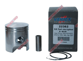 Vertex tłok top performances skutery 50 (kit 75ccm) (48,80mm=+0,80) sworzeń 12mm