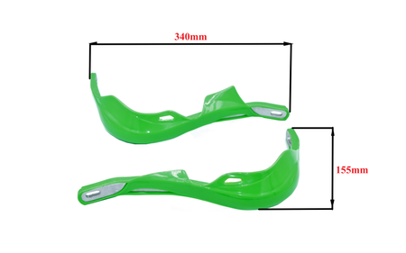 Handbary Power Force - Zielone Osłony Rąk, Dłoni Enduro Cross Quad- Atv Gy6107812-F