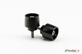 Ciężarki / Końcówki Kierownicy Puig - Podstawa / Baza Czarna - Model Thruster Do Honda Cbr500r