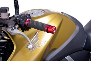 Końcówki Kierownicy/ Obciążniki Do Honda (Krótkie) Czerwone