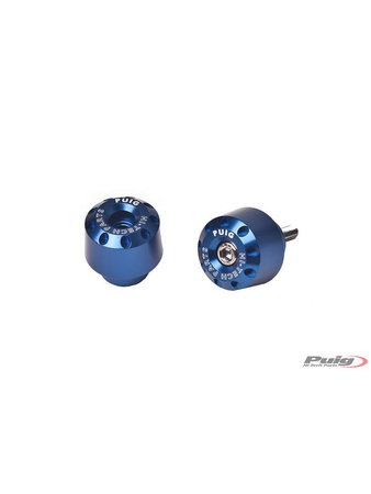 Ciężarki / końcówki kierownicy krótkie puig do bmw g310r 16-21 niebieskie