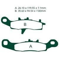 KLOCKI HAMULCOWE MOTOCYKL KAWASAKI KX SUZUKI RM