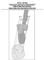 Poszerzenie stopki bocznej honda crf 1000l africa twin (18-19), crf 1000l africa twin adventure sport(18-19)