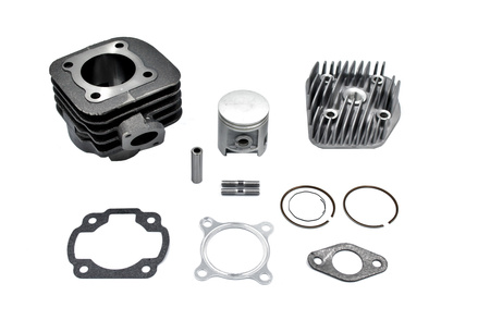 Cylinder Żeliwny Z Głowicą Power Force Aprilia Scarabeo Yamaha Jog Benelli K2 Minarelli Horizontal 47mm 2t