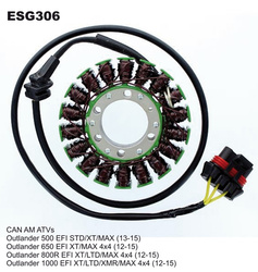 Uzwojenie alternatora (stator) can-am outlander 500 (13-15), 650 (12-15), 800/850 (12-16), 1000 (12-16), renegade 800 (12-13), 1000 (12-1