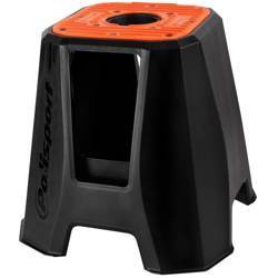 Stojak pod motocykl (krzesło) model basic max obciążenie 250kg kolor czarny/pomarańczowy