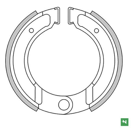 Szczęki hamulcowe tył honda cr 480r '82, ktm gs 125/175 '72-'82, mc 250 '74-'83, mx 250 '74-'81 (130x30mm)