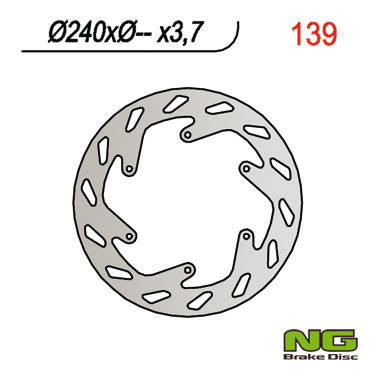 Tarcza hamulcowa przód ktm gs/egs/lc4 (240x-x3,7)