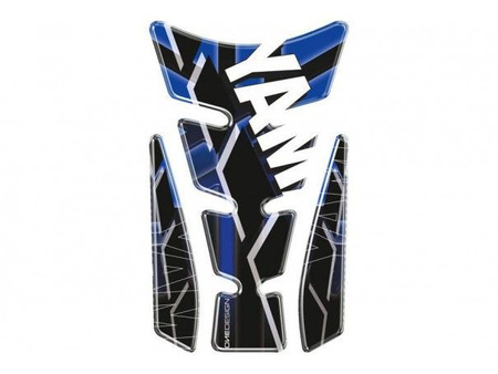 Tankpad puig wings, wzór yamaha niebieski