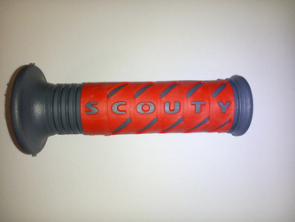 manetki 10699-gr scouty (120 mm) bez otworu kolor czerwony/szary