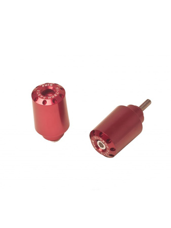 Ciężarki / końcówki kierownicy długie puig do kawasaki zx-10r 11-15 / z750 05-12 czerwone