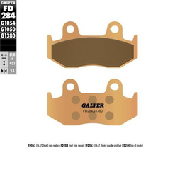 KLOCKI HAMULCOWE KH323 SPIEK METALICZNY (GRUBOŚĆ 9,2 MM)