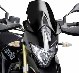 Szyba Owiewka Puig Do Aprilia Dorsoduro 750 / 900 / 1200 Czarna