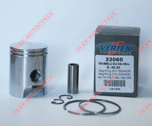 Vertex tłok minarelli 50,water cooled 40,80 mm (+0,50 mm) (pierścienie 53015004080 x 1, 52715004080 x 1)
