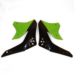 Osłony chłodnicy kawasaki kxf 450 '06 kolor czarny/zielony