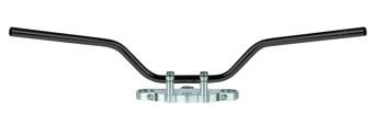 Kierownica stalowa 22mm touring low kolor czarny