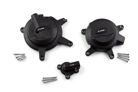Pokrywy dekli silnika puig do honda cb650r / cbr650r 19-20 czarne