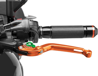 Regulowana Dźwignia Sprzęgła 2.0 Puig (Z Zawiasem, Wymaga Adaptera) Pomarańczowo-Zielona