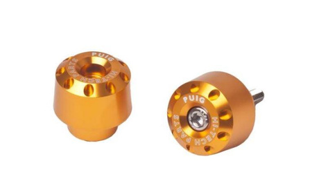 Ciężarki / końcówki kierownicy krótkie puig do kawasaki z650 17-22 złote