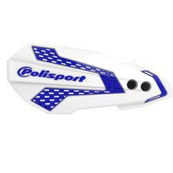 Osłony rąk (listki) model mx flow z uniwersalnym zestawem montażowym yamaha yz/yzf/wr '08-22' kolor biało niebieski