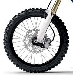 Osłona dolnej części amortyzatora przód (z zestawem montażowym) beta rr 2t/4t '13-18' kolor czarny