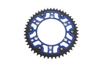 ZĘBATKA TYLNA DUAL RI/ STEALTH (STALOWO-ALUMINIOWA) 270 50 (27050) YAMAHA YZ/Y'99-'25 WRF '01-'25 KOLOR NIEBIESKI (JTR251.50) (ŁAŃC. 520)