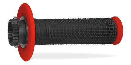 Manetki pg708 off road z blokadą sclock-on + 6 adapterów rolgazu (22+25mm) kolor czarny czerwony dwuskładnikowe (708-149)