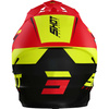 Kask enduro cross Shot Furious Chase czerwony/żółty/czarny mat