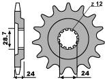 Zębatka przednia 530 17 18nc kawasaki zzr 1100 90-92 (łańc. 530)