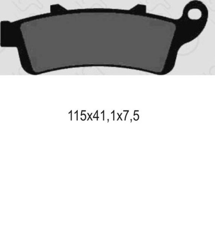 Klocki hamulcowe kh261 / kh281 półmetaliczne przód (oferta specjalna) wycofane z oferty