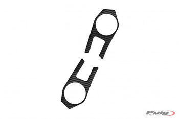 Naked osłona półki kierownicy puig do kawasaki zx-6r 09-16  szara