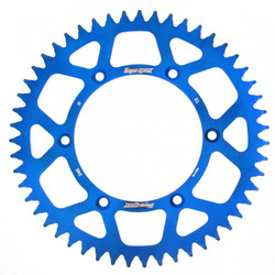Zębatka tylna aluminiowa 7075-t6 (ergal) 270 51 yamaha yz/yzf '99-'18 (jtr251.51) (jtr245/2.51) kolor niebieski