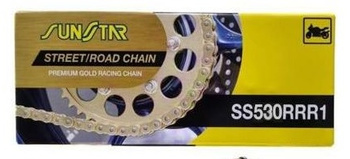 ŁAŃCUCH NAPĘDOWY 530RRR1-114G (530ZVMX2) DO 1400 CCM (XW RING) (48,00KN) KOLOR ZŁOTY - ZASTĘPUJE SS530RTG1-114G - MADE IN JAPAN - OFERTA SPECJALNA