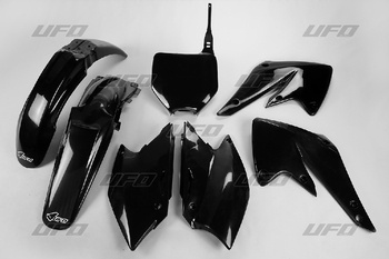 komplet plastików kawasaki kxf 250 '04-'05 kolor czarny (ka203e001)