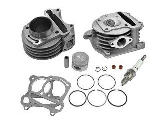 CYLINDER GŁOWICA SKUTER 4T 80 CM 139QMB GY6-50