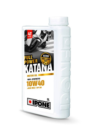 Full power katana 10w40 olej silnikowy 100 % syntetyk 2l (ester, ma2) (akc) (8)